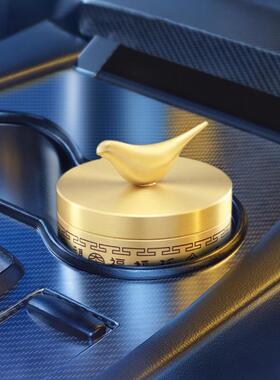 黄铜小鸟烟灰缸ins高感创意LX-RY-23纯家用车载带盖级防飞灰烟灰