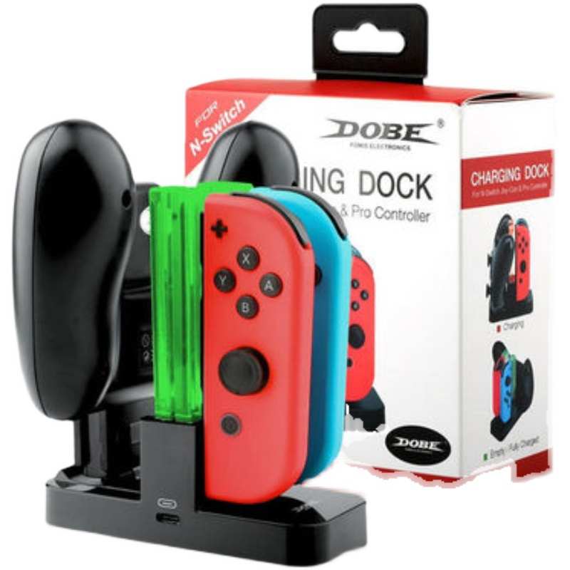 DOBE底座支架 Switch NS主机良值左右手柄座充握把 PRO手柄充电器 - 图3