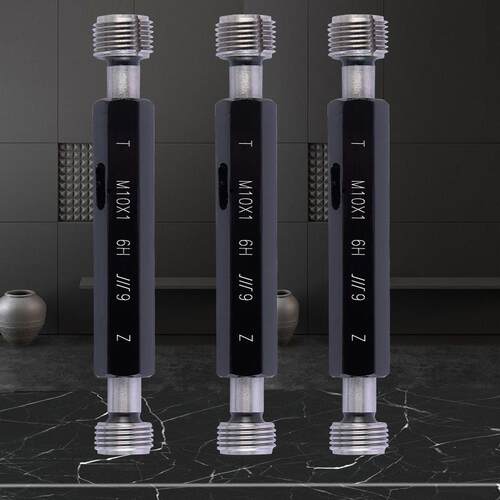 成量螺纹塞规M42M44M45M48M50*5*4.5*4*3*2*1.5*1 6H 川牌通止规 - 图0
