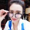 High-end anti-radiation computer glasses, anti-blue light glasses for men and women, trendy frame flat glasses, large myopia, anti-blue light glasses, light protection glasses