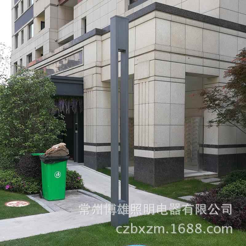 景观灯门灯防水LED方形灯柱广场别墅小区庭院灯路灯 - 图0