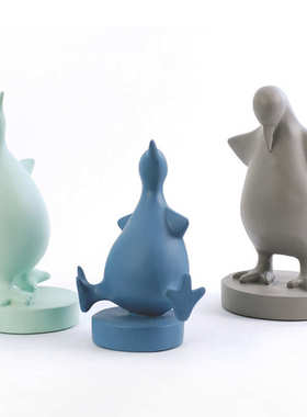 儿童房创意卡通摆件样板间萌宠艺术工艺品摆设电视柜家居软装饰品