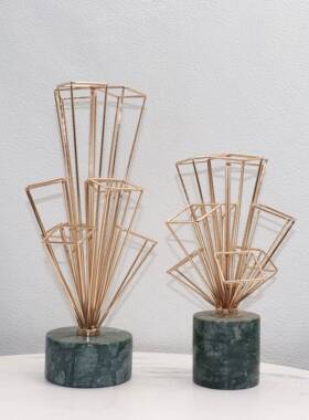 欧式奢大理摆件客厅关电视柜家居装饰品轻石ALT创意酒柜工艺品摆