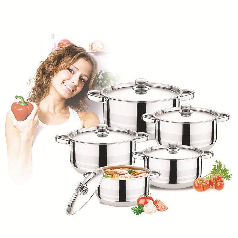欧式轻奢10件套锅具套装十件套不粘锅炒锅平底汤锅不粘锅热销,淘宝优惠券,粉丝福利购,淘宝优惠卷