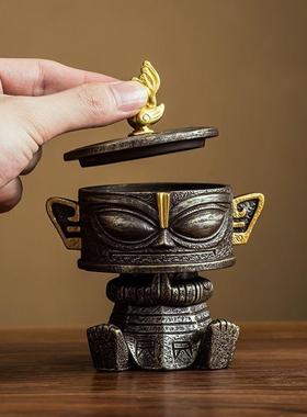 三星堆博物馆文化创意周边车内饰品车载摆件潮流文创礼品生日礼物