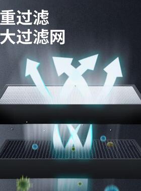 棋牌室空气净化吸烟灯内循环商务家用超静音室内酒楼茶馆排烟神器