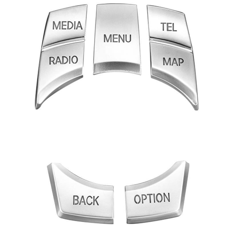 适用于适用宝马多媒体按键装饰贴 x1x3x4x5x6/1系3系gt2系5系内饰 - 图3