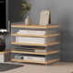 Acrylic bookshelf desktop storage box children's desk office vertical multi-layer layered easy