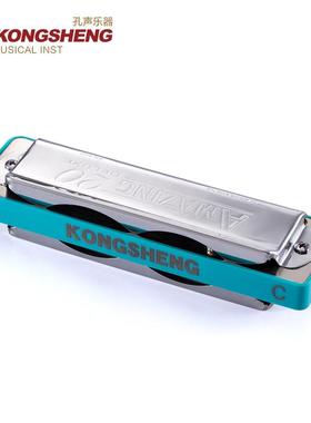孔声10孔口琴十孔布鲁斯蓝调乐器成人演奏初学者入门C调AM-20D琴