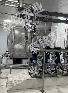 变频恒压供水机组无负压供水设备不锈钢多级离心泵设备二次给水