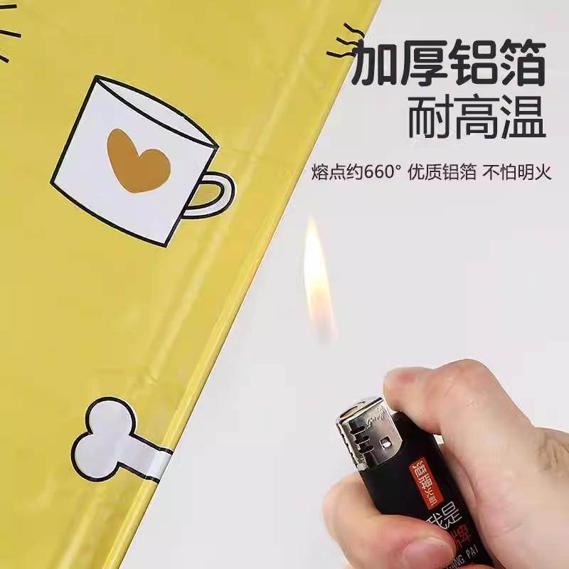 厨房防油挡板炒菜防溅板可折叠挡油板耐高温铝箔易清洗创意隔油板,淘宝优惠券,粉丝福利购,淘宝优惠卷