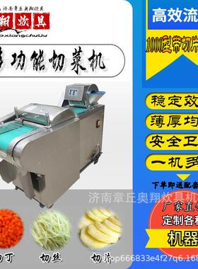 商用家用全自动一体机土豆切丝食堂用电动不锈钢多功能专用切菜机