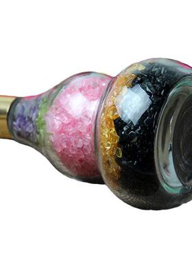 水晶碎石五行葫芦摆件水晶散石办公室客厅家居饰品