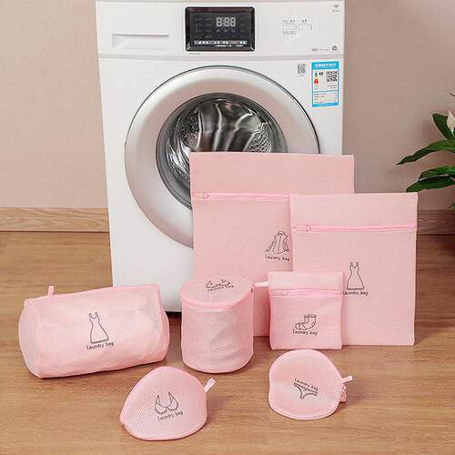 1Pcs Mesh Laundry Bag Laundry Wash Bags Coarse Net Laundry B - 图1