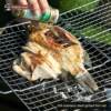 Forest barbecue equipment grilled fish clip stainless steel 304 barbecue plywood net grilled fish net special clip net