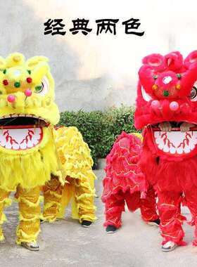 舞狮道具一整套南狮全套成人头单人一人儿童新品2新款式