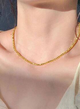 是碎碎金手链呀金珠超闪蹦迪珠碎银几两项链高级感轻奢送女友ins