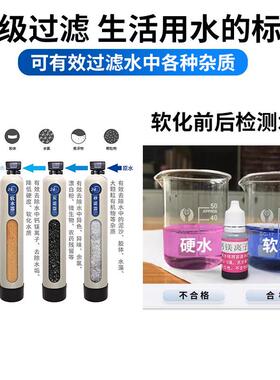 全自动高温树脂软化水设备过滤冷却凝机器钙镁垢硬度泥沙锅炉温泉