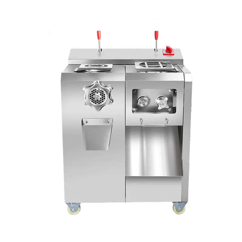 绞肉机商用大功率多功能肉片切片全自动大型切肉绞切灌香肠一体机 - 图0