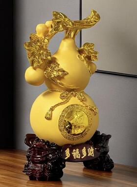 厂家直供福禄金色葫芦摆件工艺品开业乔迁送礼家居客厅装饰摆件
