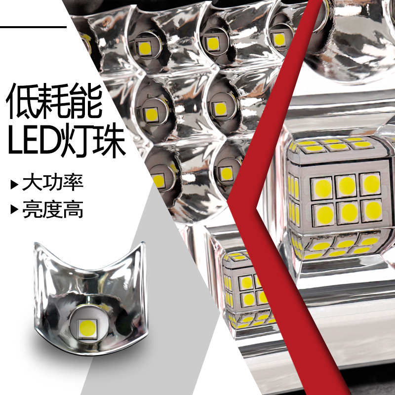 汽车货车led射灯12伏24V超亮倒车灯工程铲叉车前大灯改装雾灯强光 - 图1