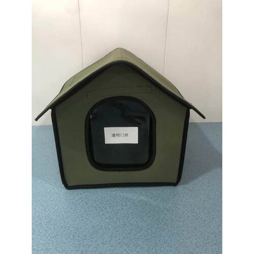 宠物四季猫猫帐篷流浪狗窝通用猫狗笼防雨别墅房子室外屋窝防水屋 - 图2