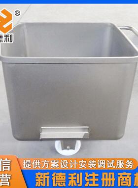 定制不锈钢鱼片手推小料车食品机械配套周转车商用食品物料料斗车