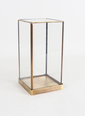 新中式琉璃花瓶罩摆玻璃件样板NLN间书房茶室居家软装饰品摆设设