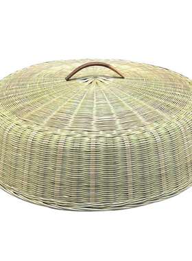 竹编制品 手工编织竹菜盖 家用圆形防虫防蝇菜罩竹编罩菜盖子透气