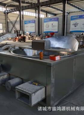 小龙虾油炸机自动出料油炸锅大型食品油炸机