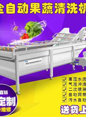 多功能簇生椒清洗设备 提升出料长辣椒洗菜机 新型涡鲜辣椒清洗机