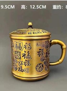 黄铜制家作各种百福厂茶壶杯铜茶壶1939铜茶壶把玩工茶艺