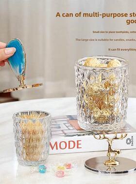 欧式轻奢风糖果罐储物家居客厅茶几摆件套装餐厅电视柜软装饰品