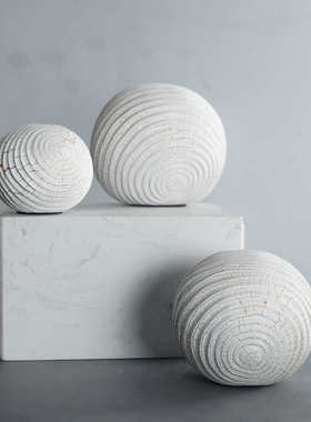 现代简约创意抽象树脂摆件客厅家居装饰品桌面房间样板间装饰摆设