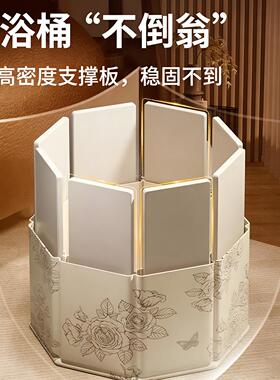 泡脚桶过膝折叠泡脚袋足浴桶可折叠加厚保温家用可携式洗脚盆高深