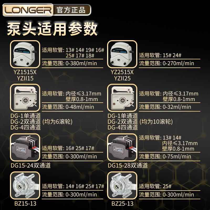 保定BT100-3J蠕动泵泵头耐酸碱软管小型大流量滚轮蠕动泵 - 图1