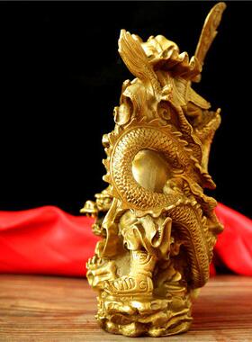 纯铜招财关公财神铜像摆件佛像大刀关羽关二爷武财神风水工艺礼品