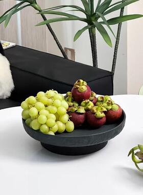 现代高颜值简约风水果盘家用客厅轻奢多功能糖果盘前台零食摆放盘