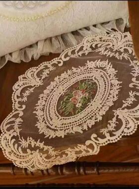 海外仓 Home Decor Accents Accessories 手工钩针蕾丝桌布镂空款