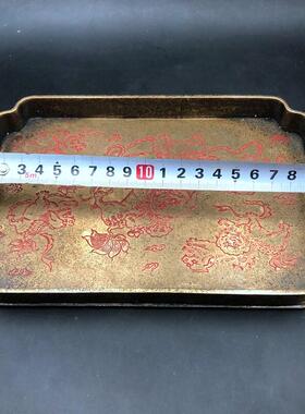 覆古黄铜茶承茶具收纳盘中式 壶垫宋式做旧茶盘茶垫 制造 干泡盘