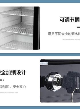 驰雪冰吧冷藏冷冻小冰箱迷你105L展示柜饮料茶叶品保鲜酒店家用