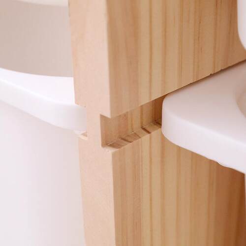 儿童玩具收纳架多层抽屉式大容量家用多层储物柜实木儿童房整理架 - 图2