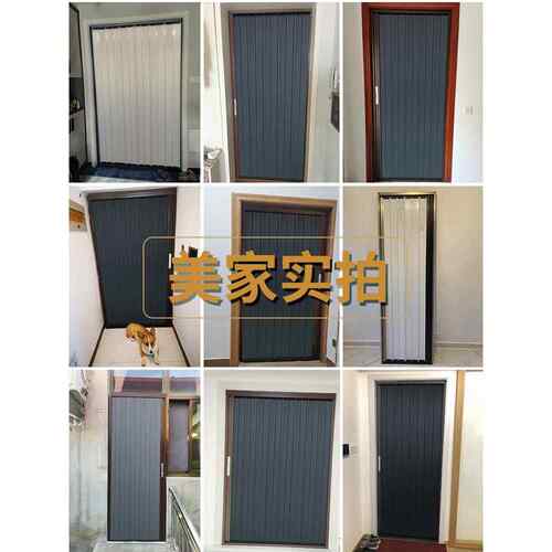 全铝合金折叠门推拉隐形厨房卫生间卧室厕所门商铺店面隔断平移门 - 图2