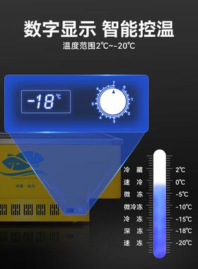 冰柜商用卧式大容量冷冻冷藏柜保鲜柜展示柜欧式岛柜冷柜雪糕柜