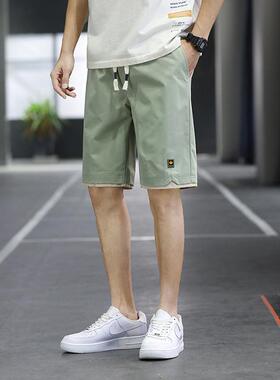 Men’s 3-Pack Faux Two-Piece Panel Casual Shorts, Drawstring