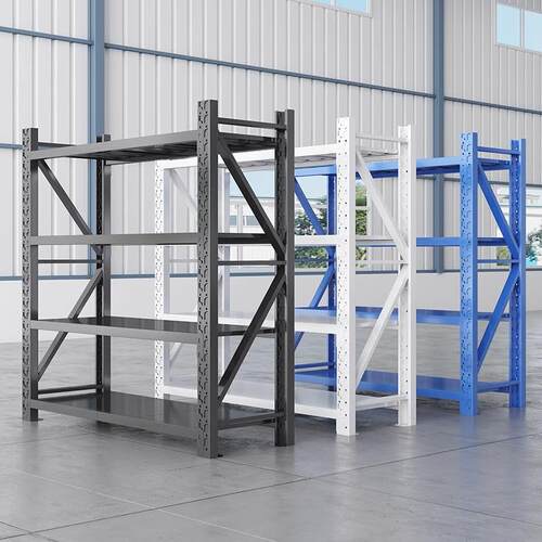 加厚仓储货架多层置物架仓库落地展示架家用超市快递多功能铁架子 - 图0