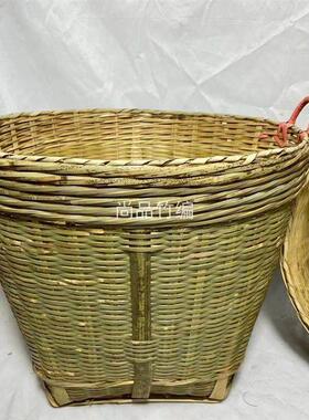 竹编织品超大号家用竹筐子箩筐稻谷筐杂物篓子箩篼竹篓挑泥土垃圾