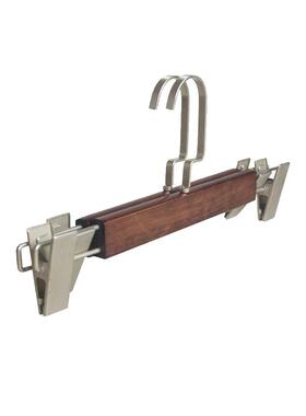 衣架裤架丝巾架胡桃木色实木样板间衣服衣帽间展示摆件成人儿童