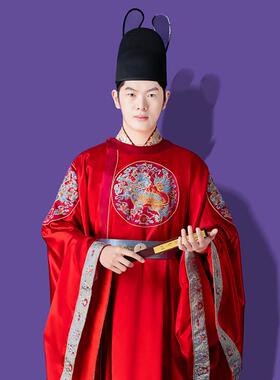 明制翼善冠乌纱帽古风汉服帽子中式新郎帽男女士锦衣卫飞鱼服官帽