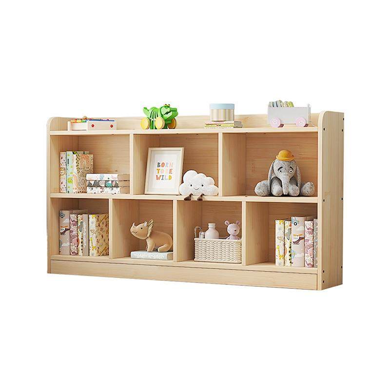 实木书架简约客厅置物架落地儿童书柜自由组合格子柜家用简易矮柜,淘宝优惠券,粉丝福利购,淘宝优惠卷